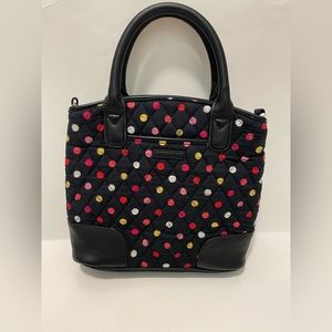 Vera Bradley Day Off Crossbody/Satchel in Havana Dots